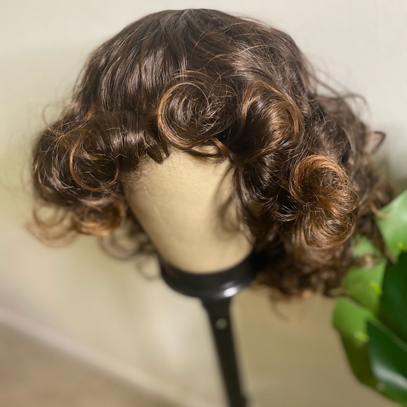 Premium fiber brown and honey blonde mix - Picture 3 of 5